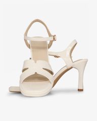 Sandal Cao Gót Hạnh Dung Quai Bóng Chữ H  HD27311BI