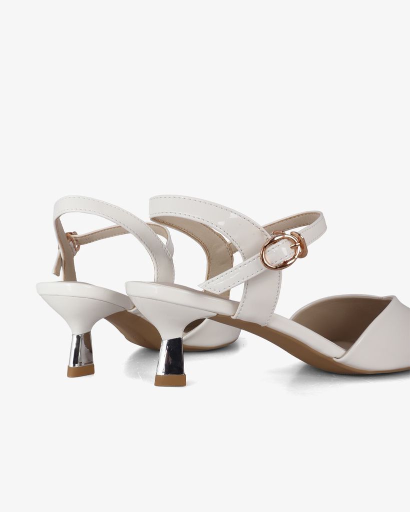 Sandal Cao Gót Hạnh Dung Bít Mũi Nhọn HD27312BI