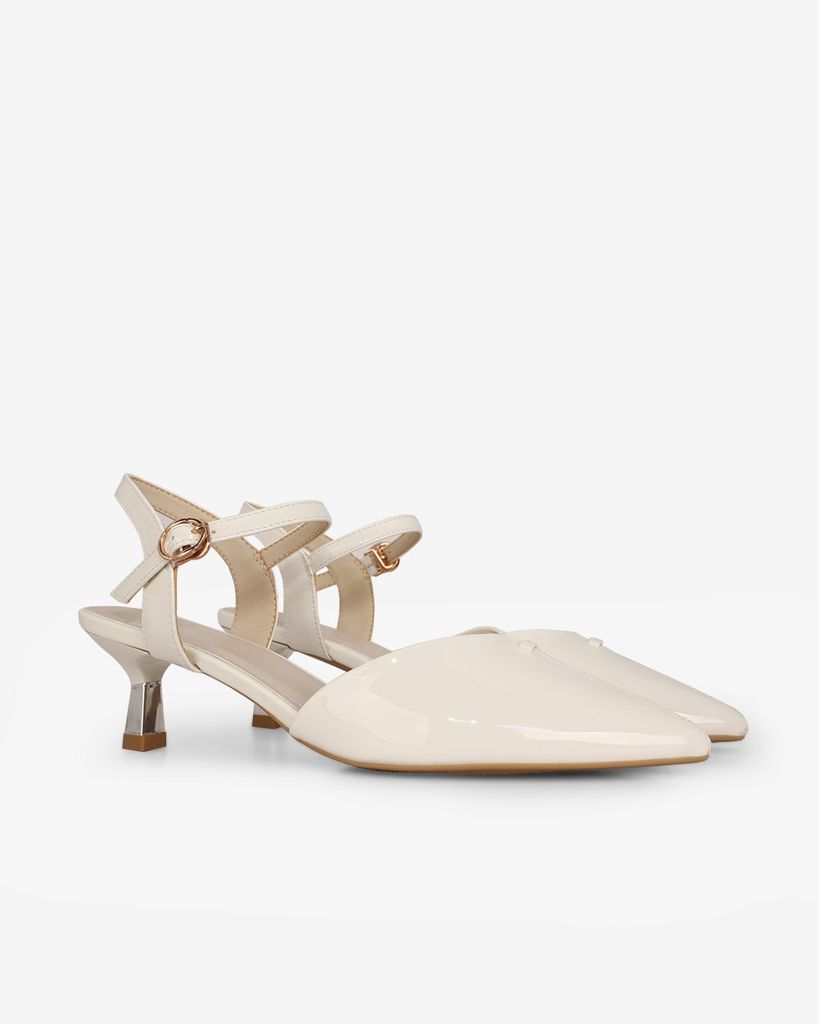 Sandal Cao Gót Hạnh Dung Bít Mũi Nhọn HD27312BI