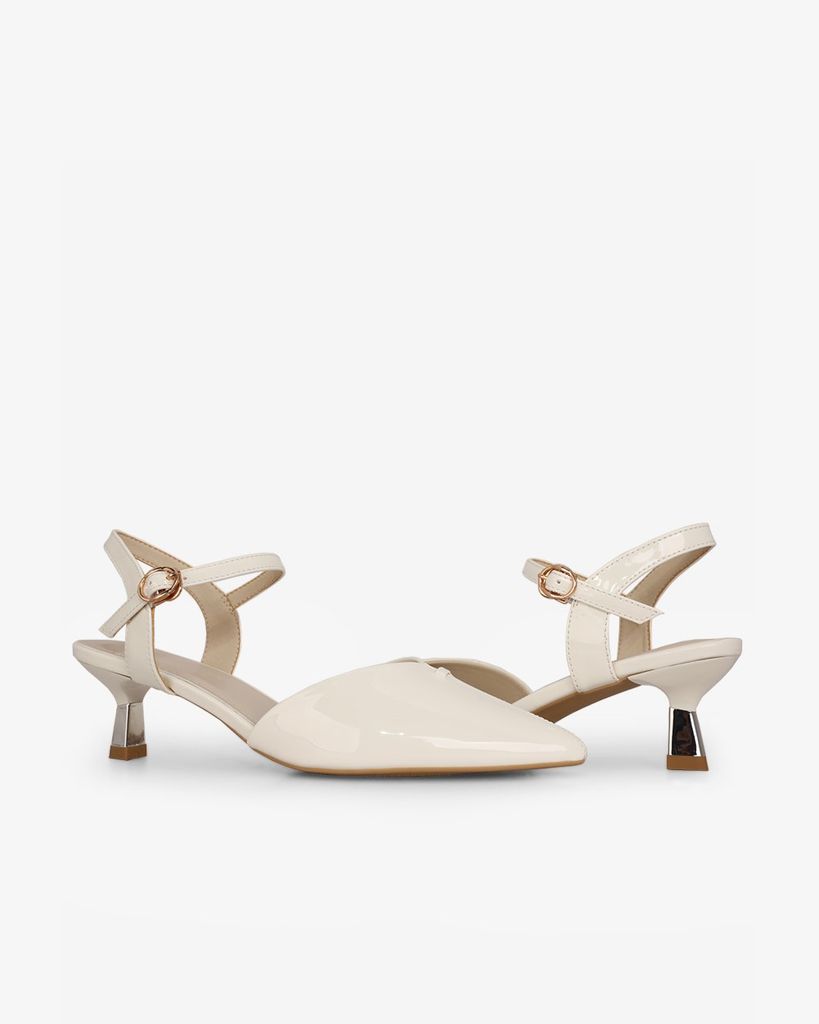 Sandal Cao Gót Hạnh Dung Bít Mũi Nhọn HD27312BI
