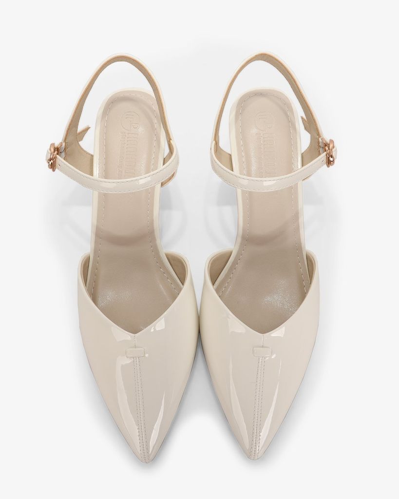 Sandal Cao Gót Hạnh Dung Bít Mũi Nhọn HD27312BI