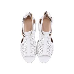 Sandal Cao Gót Hạnh Dung Bản Yếm Đục Lỗ HD29131AY