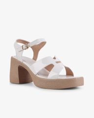 Sandal Cao Gót Hạnh Dung Quai Bóng Chữ H HD29155AY