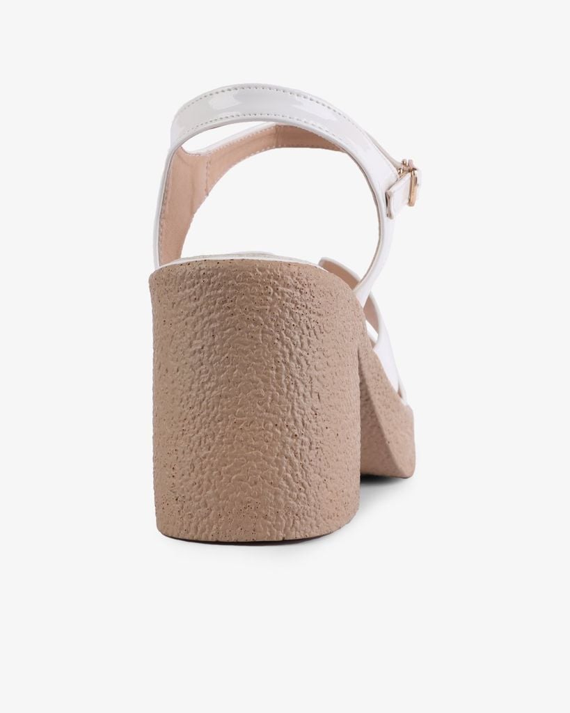 Sandal Cao Gót Hạnh Dung Quai Bóng Chữ H HD29155AY