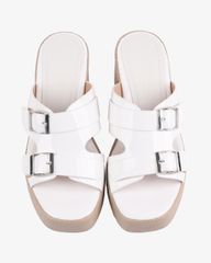 Dép Cao Gót Hạnh Dung Quai Bóng Khóa Nịt HD29157AY