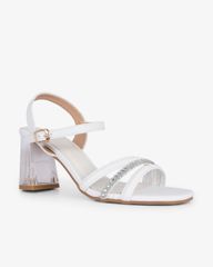 Sandal Cao Gót Hạnh Dung Quai Phối Xoàn Gót Mica HD29159AY