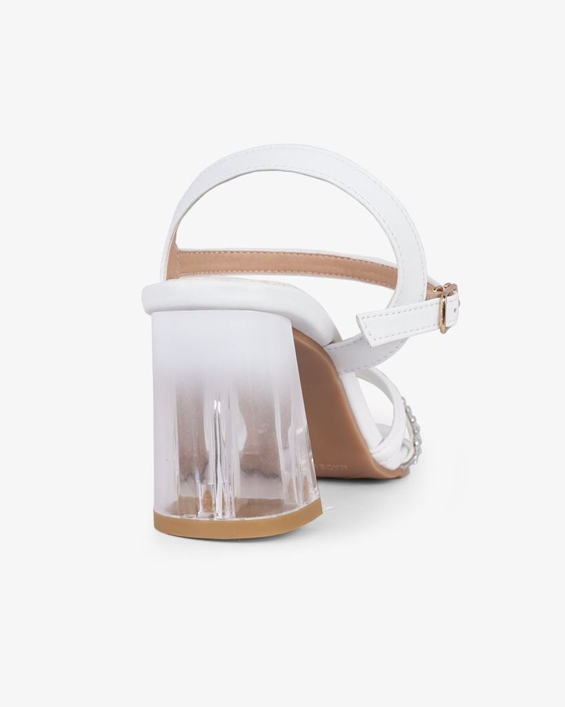 Sandal Cao Gót Hạnh Dung Quai Phối Xoàn Gót Mica HD29159AY