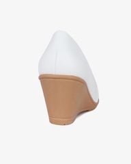 Giày Đế Xuồng Hạnh Dung Mũi Tròn Da Trơn HD29165AY