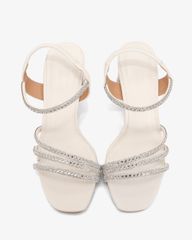 Sandal Cao Gót Hạnh Dung Quai Dây Đính Đá HD29174AY