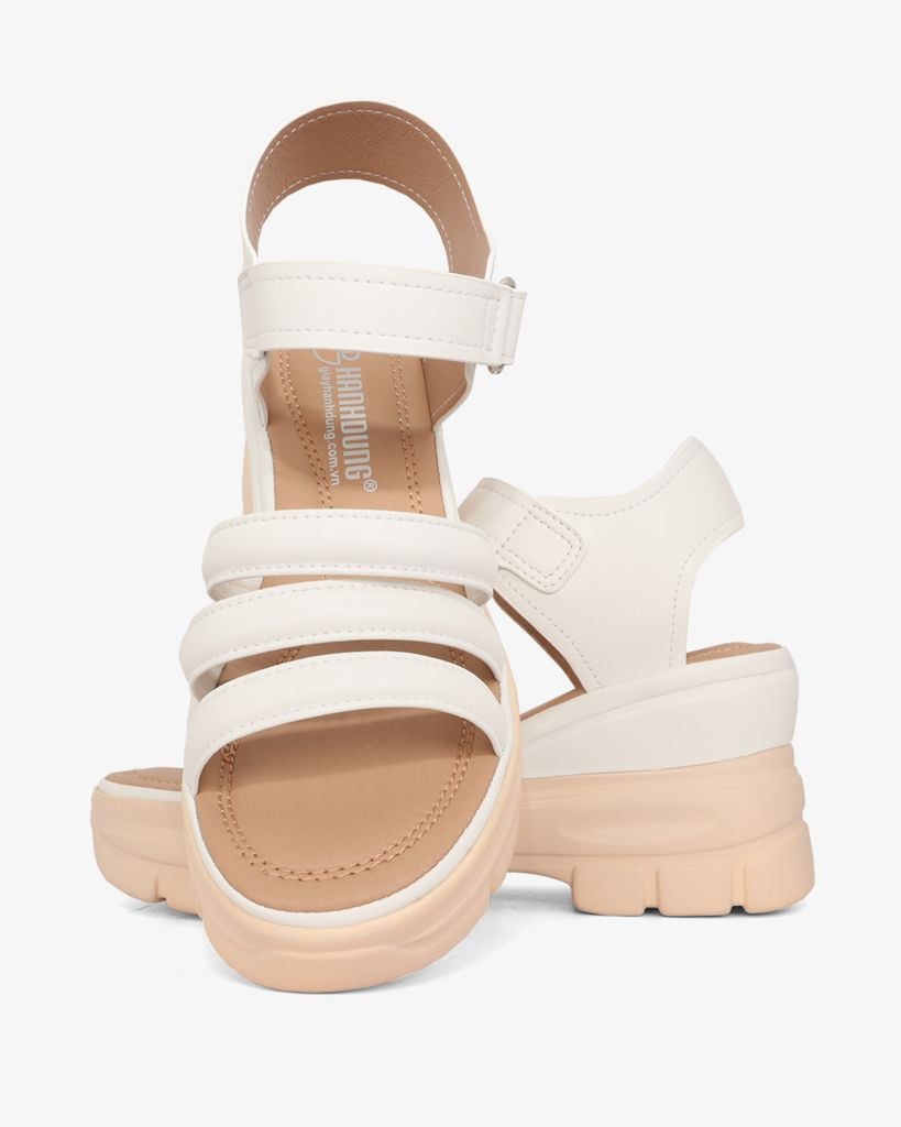 Sandal Đế Xuồng Hạnh Dung Quai Dây Ngang Hậu Dán HD29176AY
