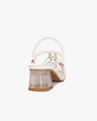 Sandal Cao Gót Hạnh Dung Quai Luồn Xoàn Gót Mica HD29178AY