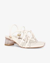Sandal Cao Gót Hạnh Dung Quai Luồn Xoàn Gót Mica HD29178AY