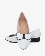 Giày Cao Gót Hạnh Dung Mũi Nhọn Nơ Bướm HD29183AY