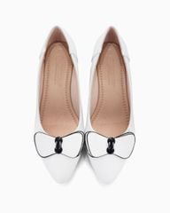 Giày Cao Gót Hạnh Dung Mũi Nhọn Nơ Bướm HD29183AY