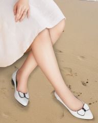 Giày Cao Gót Hạnh Dung Mũi Nhọn Nơ Bướm HD29183AY