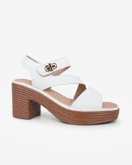 Sandal Cao Gót Hạnh Dung Quai Ngang Bản Chéo HD29187AY
