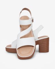Sandal Cao Gót Hạnh Dung Quai Ngang Bản Chéo HD29187AY