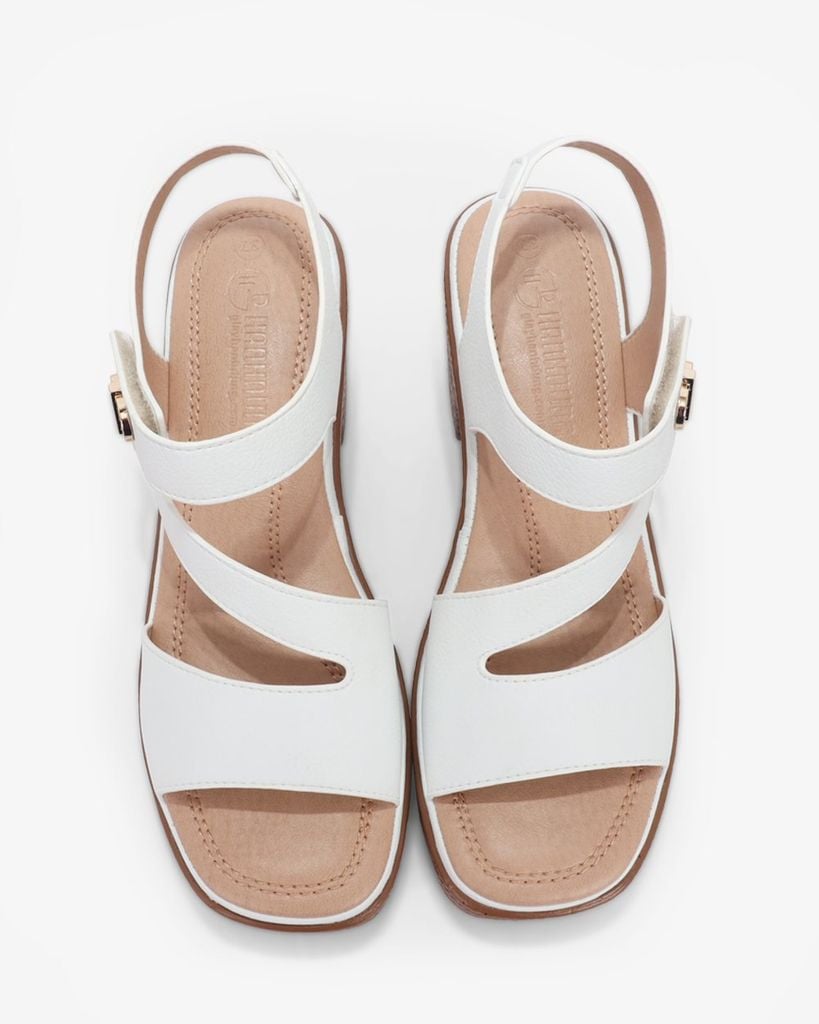 Sandal Cao Gót Hạnh Dung Quai Ngang Bản Chéo HD29187AY
