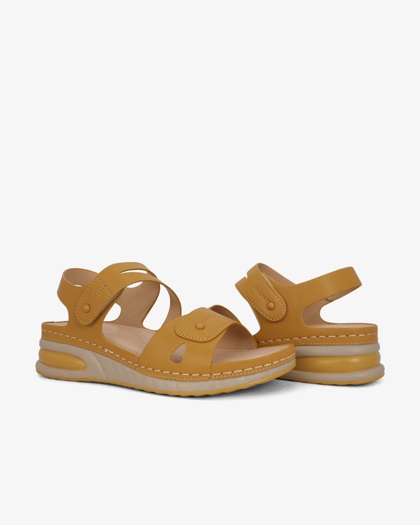 Sandal Đế Xuồng Hạnh Dung Bản Ngang Khoét Chỉ HD0302AC