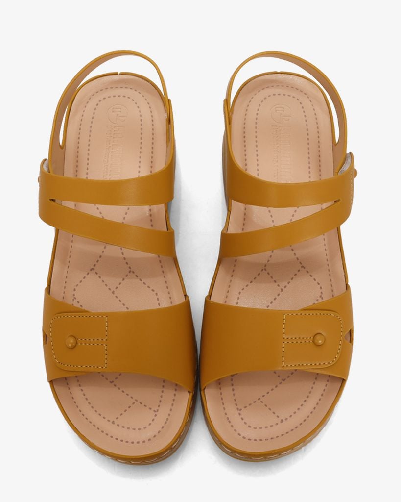 Sandal Đế Xuồng Hạnh Dung Bản Ngang Khoét Chỉ HD0302AC