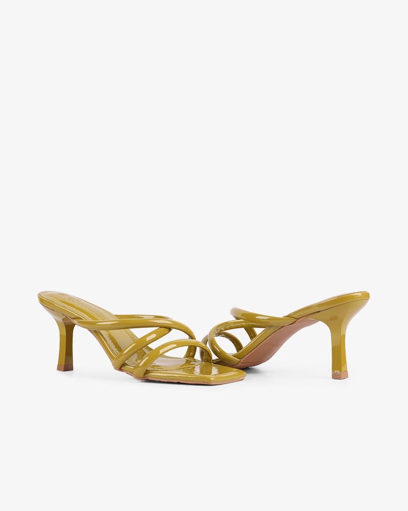 Dép Cao Gót Hạnh Dung Quai Mảnh Gót Nhọn HD1109AV