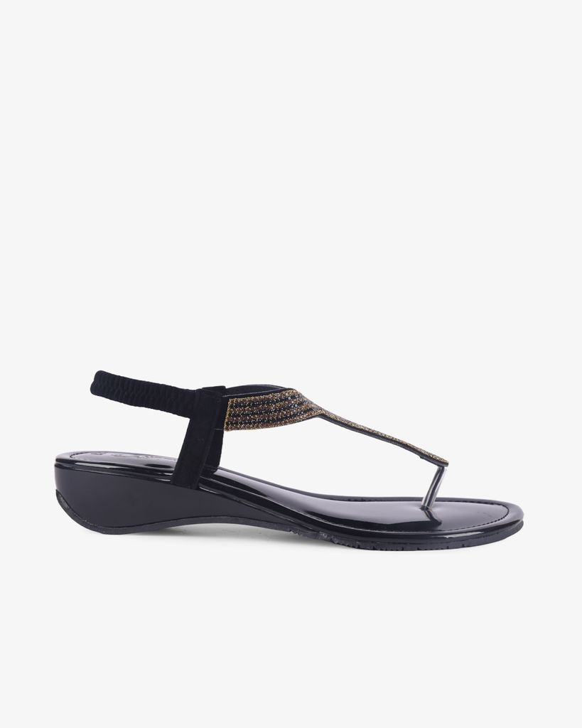 Sandal Xẹp Hạnh Dung Kẹp Xoàn Xoắn HD12251AM