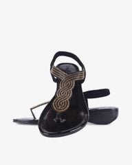 Sandal Xẹp Hạnh Dung Kẹp Xoàn Xoắn HD12251AM