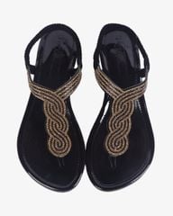 Sandal Xẹp Hạnh Dung Kẹp Xoàn Xoắn HD12251AM