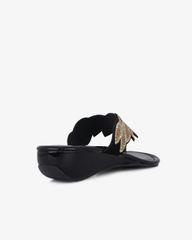 Dép Đế Xuồng Hạnh Dung Kẹp Xỏ Ngón Khóa Pha Lê HD12279AM