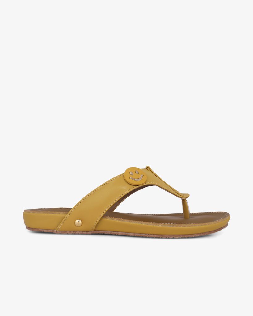 Dép Xẹp Hạnh Dung Kẹp Khóa Mặt Cười HD12283AM