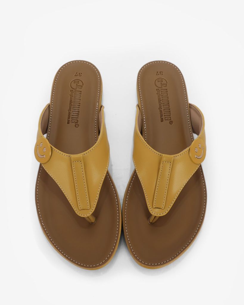 Dép Xẹp Hạnh Dung Kẹp Khóa Mặt Cười HD12283AM