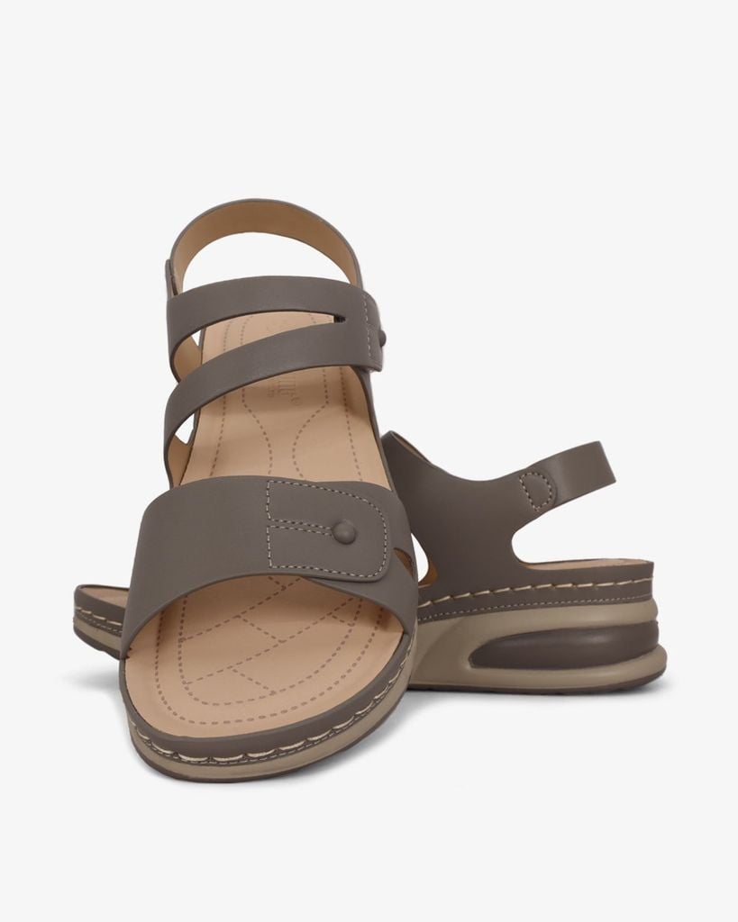 Sandal Đế Xuồng Hạnh Dung Bản Ngang Khoét Chỉ HD0302AC