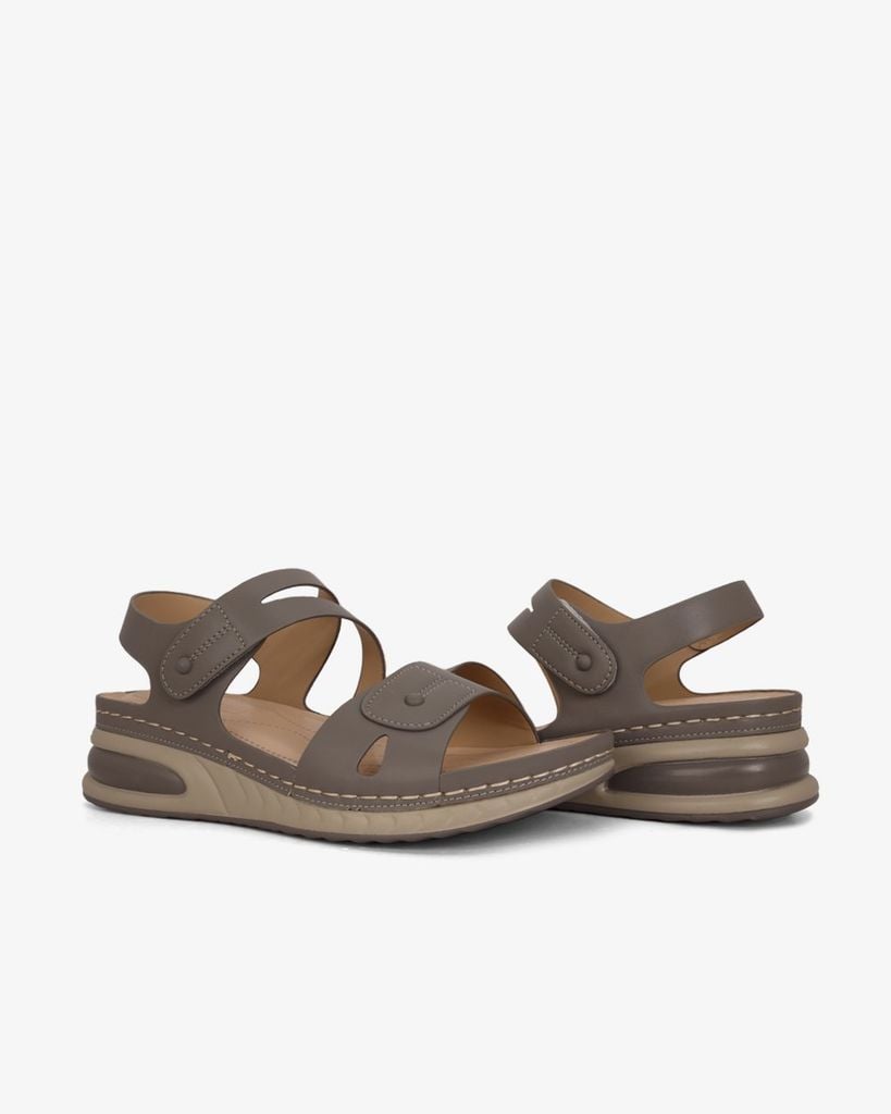 Sandal Đế Xuồng Hạnh Dung Bản Ngang Khoét Chỉ HD0302AC
