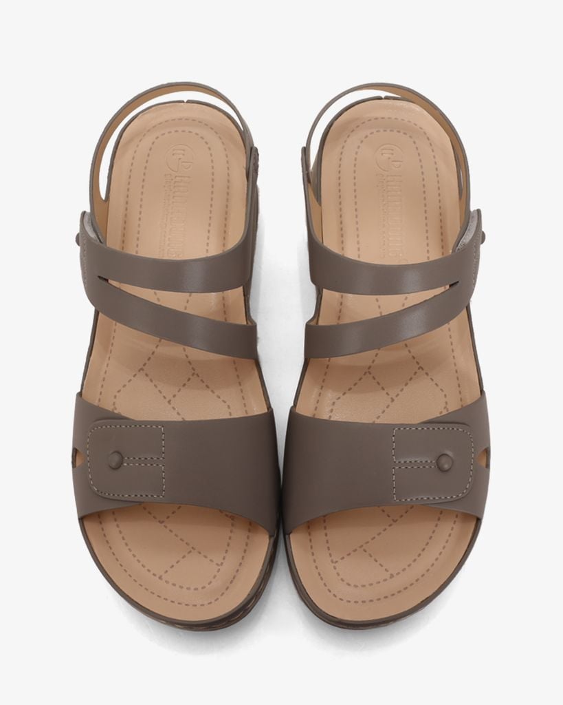 Sandal Đế Xuồng Hạnh Dung Bản Ngang Khoét Chỉ HD0302AC