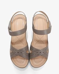 Sandal Đế Xuồng Hạnh Dung Quai Chéo Laser  HD0309AC