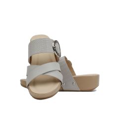 Dép Xuồng Hạnh Dung Bản Chéo Khóa Tròn HD04681AD