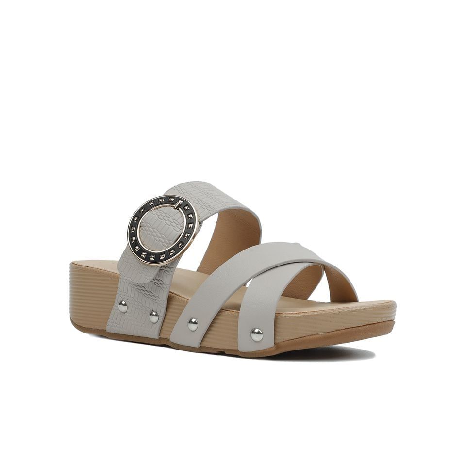 Dép Xuồng Hạnh Dung Bản Chéo Khóa Tròn HD04681AD