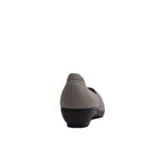 Giày Đế Xuồng Hạnh Dung Mũi Tròn Trơn HD04709AD