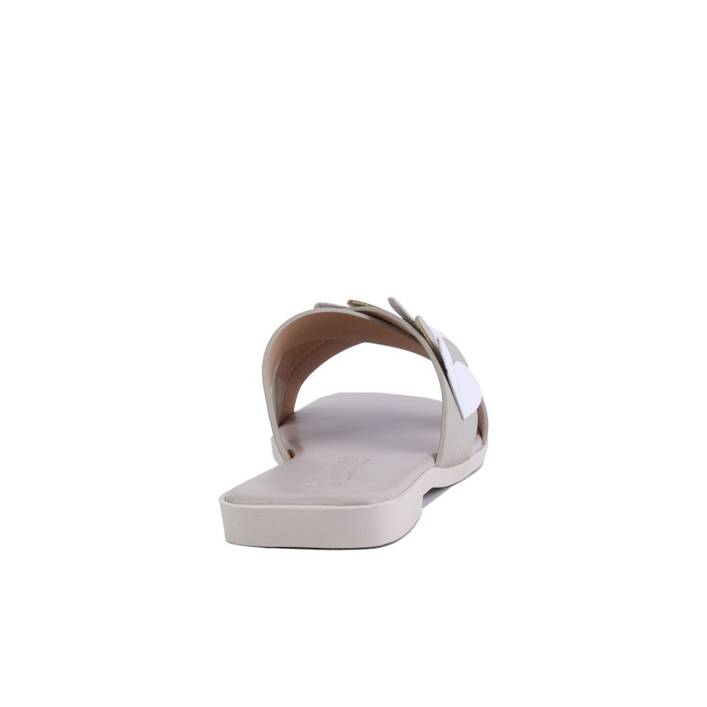 Dép Xẹp Hạnh Dung Quai Chéo Phối Tim HD04782AD