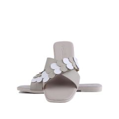 Dép Xẹp Hạnh Dung Quai Chéo Phối Tim HD04782AD