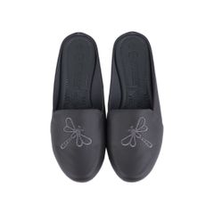 Dép Bít Mũi Hạnh Dung Thêu Chuồn Chuồn HD04786AD