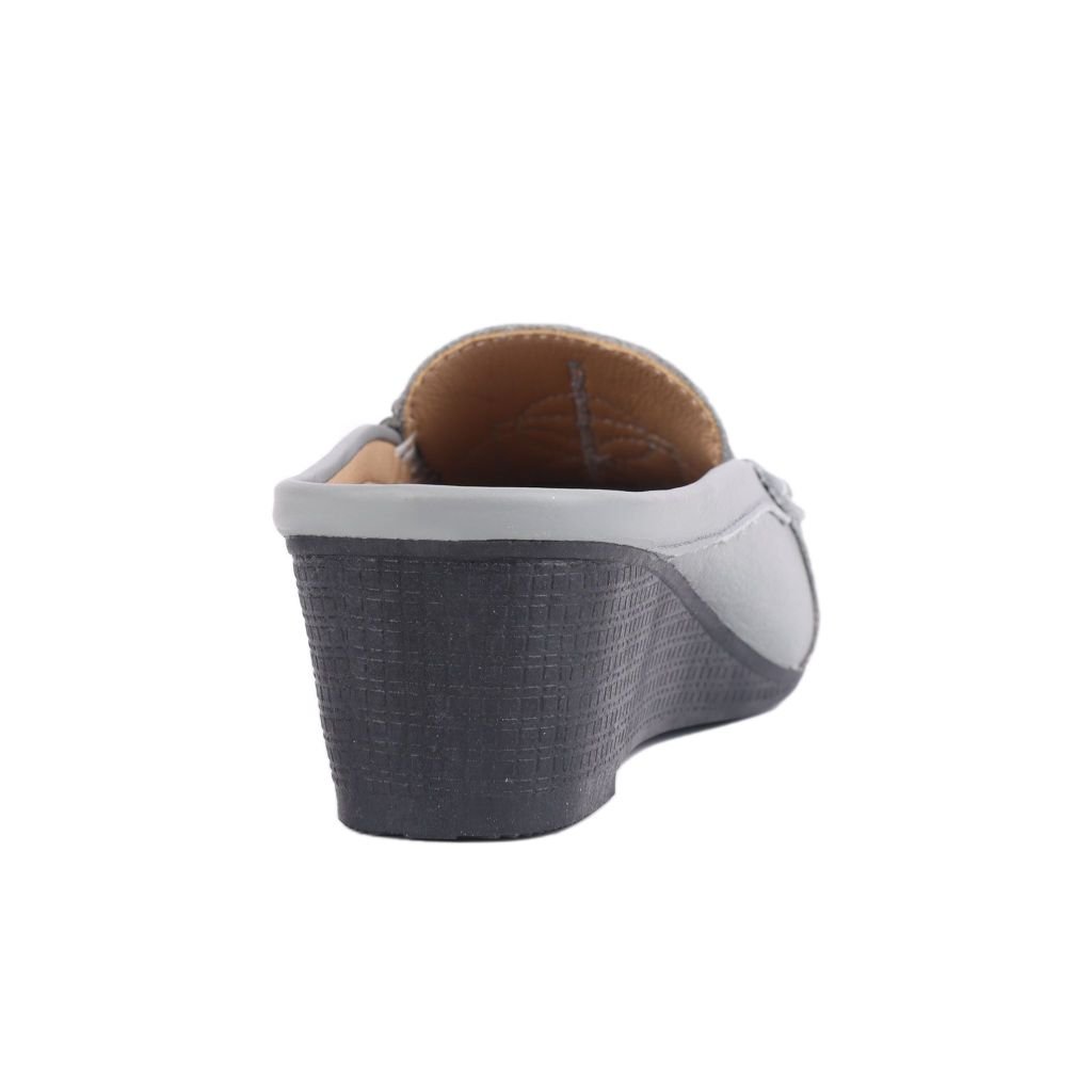 Dép Bít Mũi Hạnh Dung Da Mềm May Viền Chỉ HD04901AD