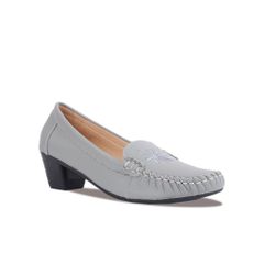 Giày Cao Gót Hạnh Dung Họa Tiết Thêu Lá HD04914AD