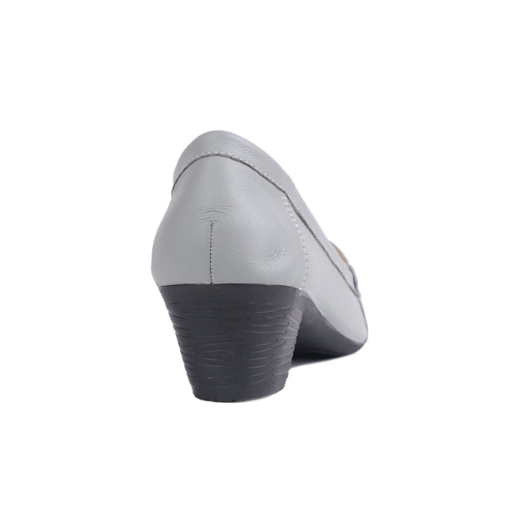 Giày Cao Gót Hạnh Dung Họa Tiết Thêu Lá HD04914AD