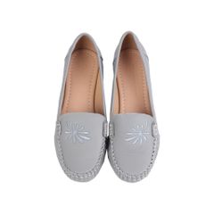 Giày Cao Gót Hạnh Dung Họa Tiết Thêu Lá HD04914AD