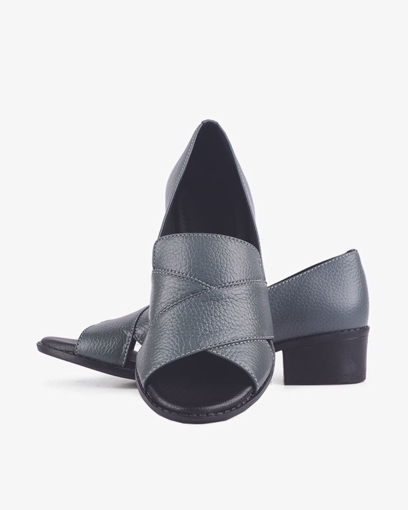 Giày Hở Mũi Hạnh Dung Quai Bản Cách Điệu HD04942AD