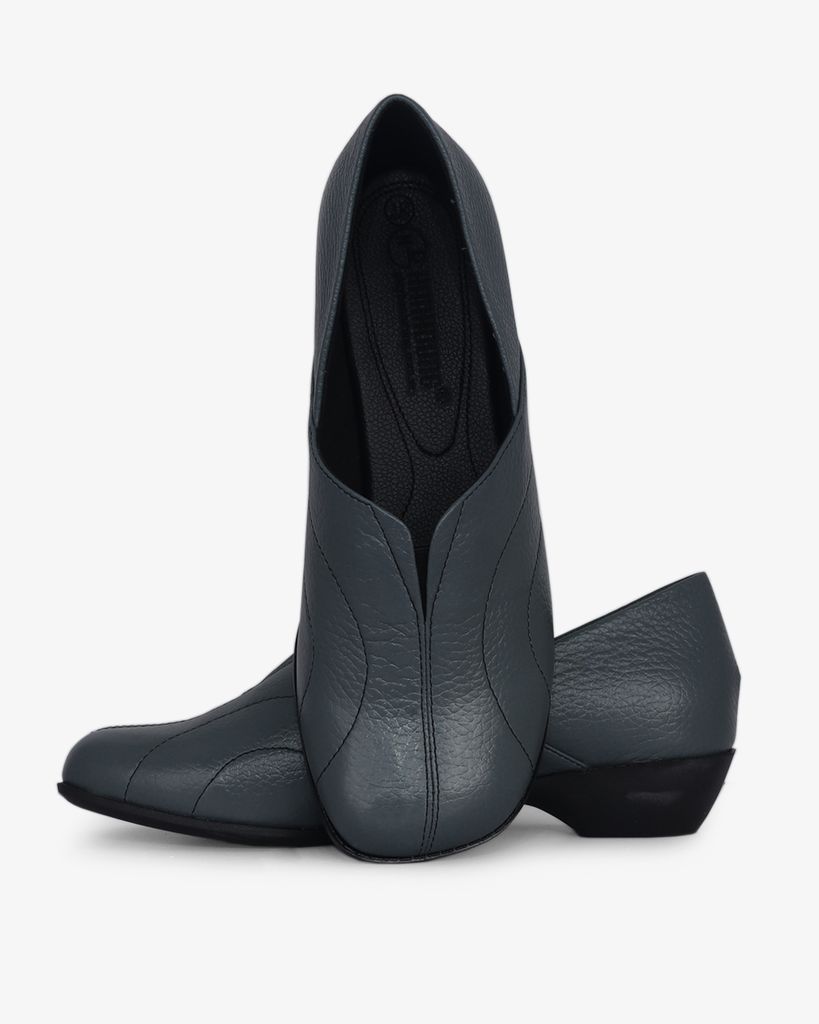 Giày Đế Xuồng Hạnh Dung Viền Chỉ Cách Điệu HD04975AD