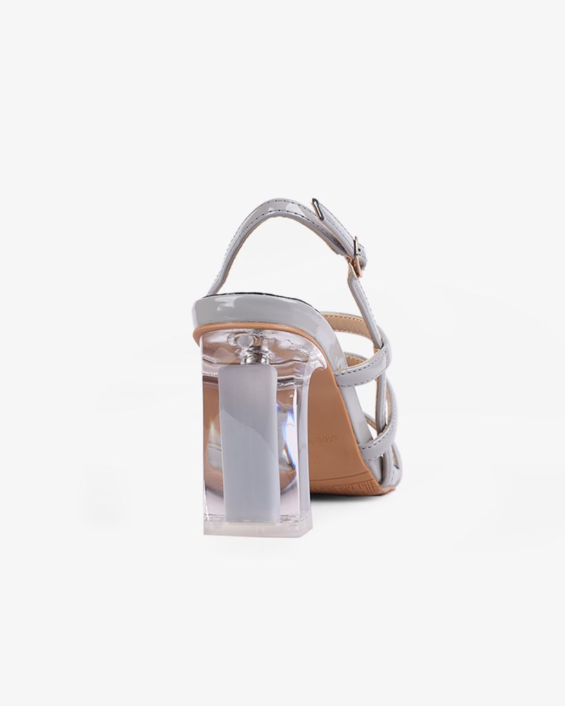 Sandal Cao Gót Hạnh Dung Quai Dây Gót Cách Điệu HD0913AS