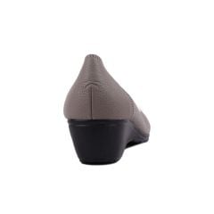 Giày Đế Xuồng Hạnh Dung Mũi Tròn Thêu Nguyệt Quế HD2224AX