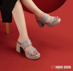 Dép Cao Gót Hạnh Dung Quai Nhị Ngang HD29141AY